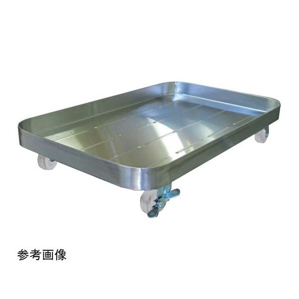 杉山工業 18ー8深型角キッチンポット用運搬台車 417×417×125mm SH-4240D-UN 1個 67-2400-28（直送品）