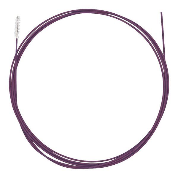 名優 内視鏡用円筒状ブラシ 紫(1800/Φ3×20mm)50本入 66-0012-12 1袋(50本)（直送品）