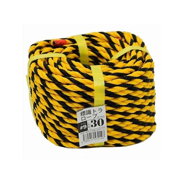 紺屋商事 標識トラロープ #9×30m 00720035 1巻 64-9607-92（直送品）