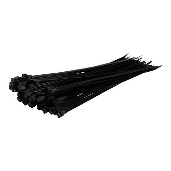 紺屋商事 結束バンド ケーブルタイ 屋外用 黒 300×幅4.8mm 100本入 01281310 1パック(100本)（直送品）