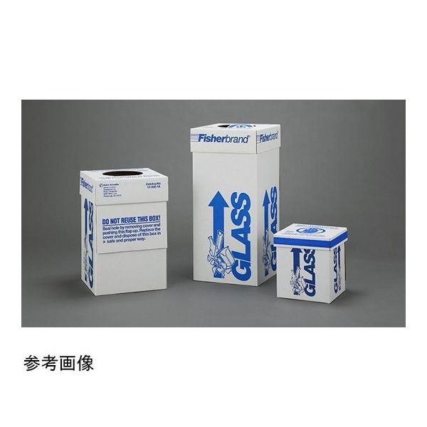 ウィザーライフサイエンス ガラス廃棄箱 1個×6個入 17-988-448 1セット(6個) 65-4340-90（直送品）
