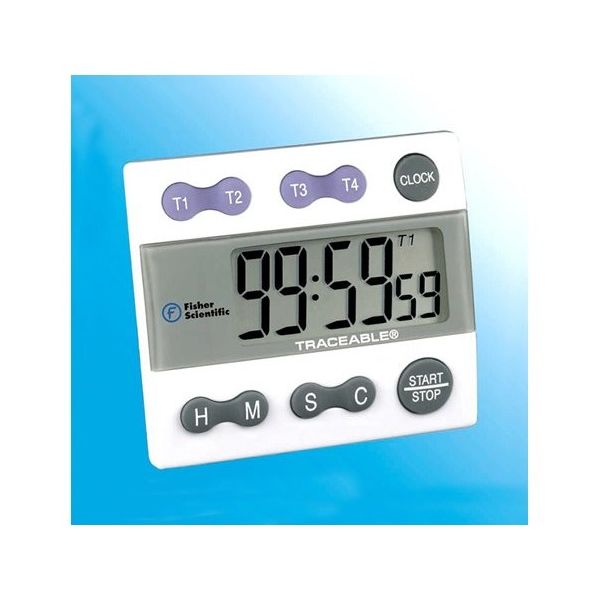 ウィザーライフサイエンス Traceable 4チャンネルアラームタイマー 14-649-17 1個 65-4340-60（直送品）