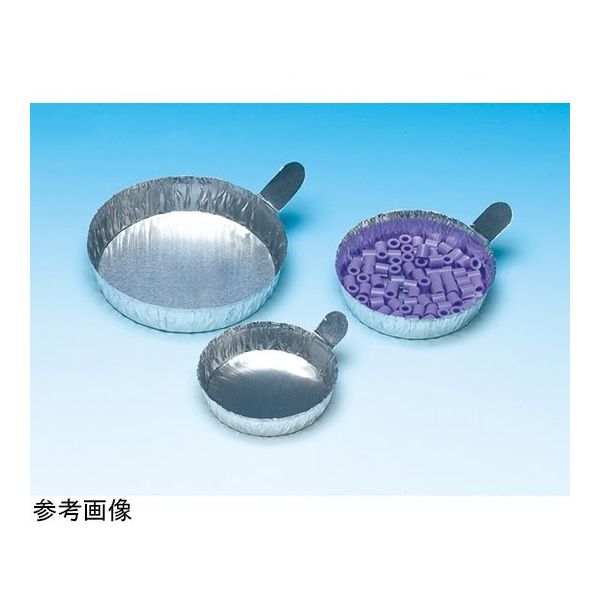 ウィザーライフサイエンス アルミニウム秤量皿 φ70×H16mm 1個×100個入 11918094 1セット(100個)（直送品）