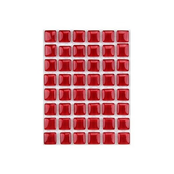 ミキ ガラスモザイクタイル バーミリオン MKG-1001 1個 63-7914-90（直送品）