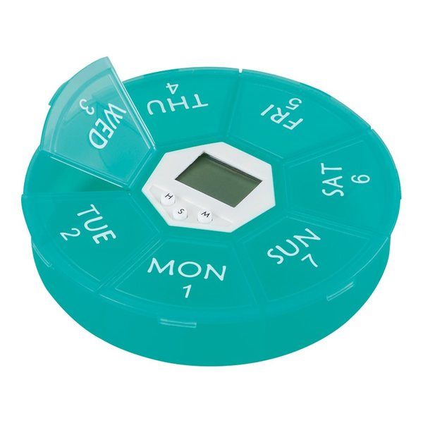 アズワン アラーム付きお薬ケース グリーン 8-545-01 1個（直送品）