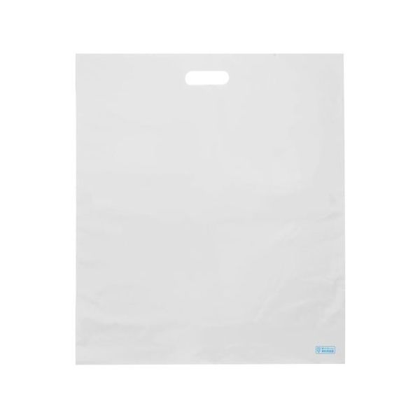 アズワン 梨地ソフトポリ袋 LL ホワイト 50枚入 65-8100-50 1袋(50枚)（直送品）