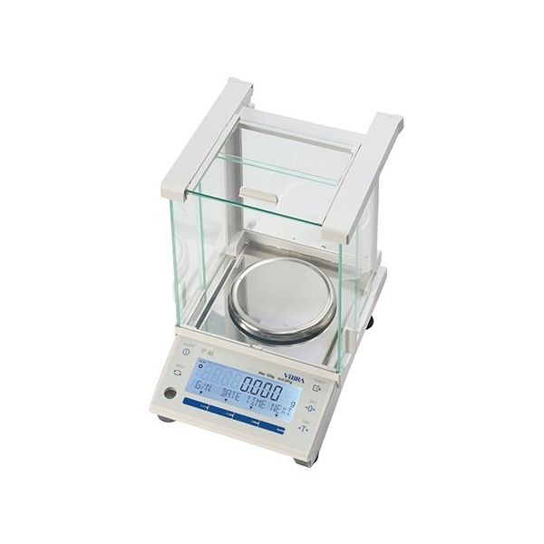 新光電子 高精度電子天びん VIBRAシリーズ(校正分銅内蔵型) 英語版校正証明書付 ALE323R 1個 62-8594-16-56（直送品）