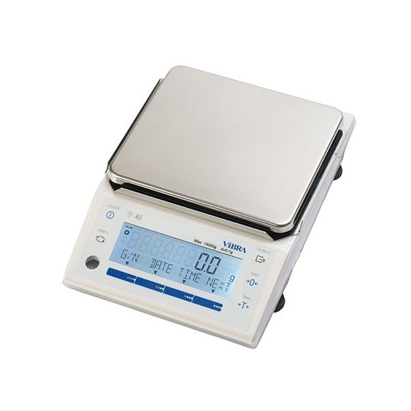 新光電子 高精度電子天びん VIBRAシリーズ(校正分銅内蔵型) 英語版校正証明書付 ALE2202R 1個 62-8594-20-56（直送品）