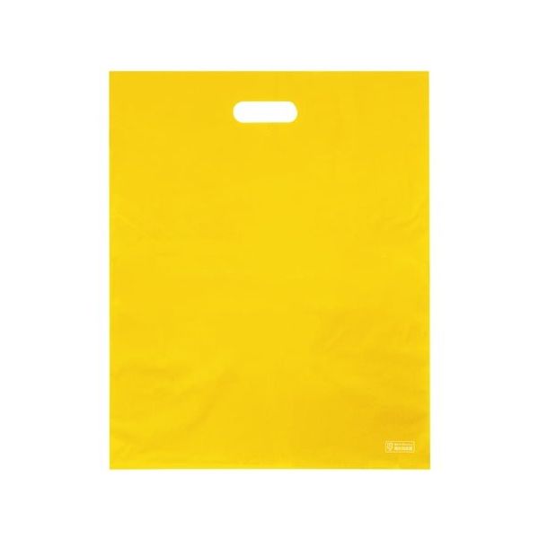 アズワン 梨地ソフトポリ袋 L イエロー 50枚入 65-8100-45 1袋(50枚)（直送品）