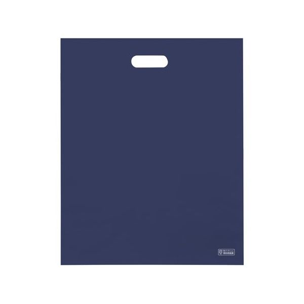 アズワン 梨地ソフトポリ袋 L ネイビー 50枚入 65-8100-47 1袋(50枚)（直送品）