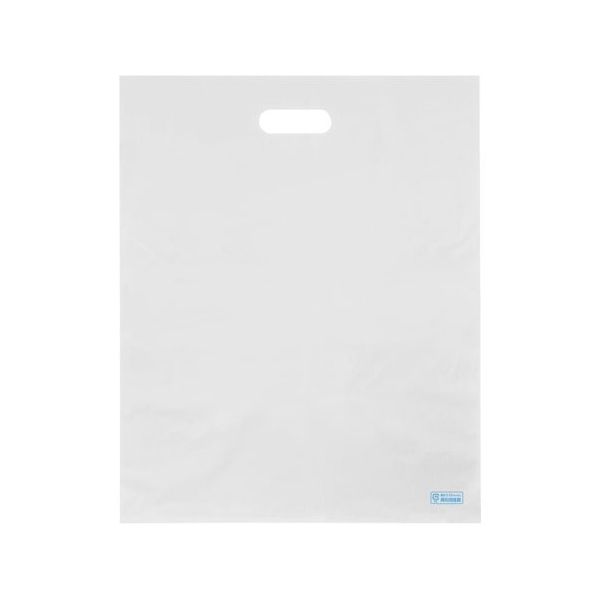 アズワン 梨地ソフトポリ袋 L ホワイト 50枚入 65-8100-44 1袋(50枚)（直送品）