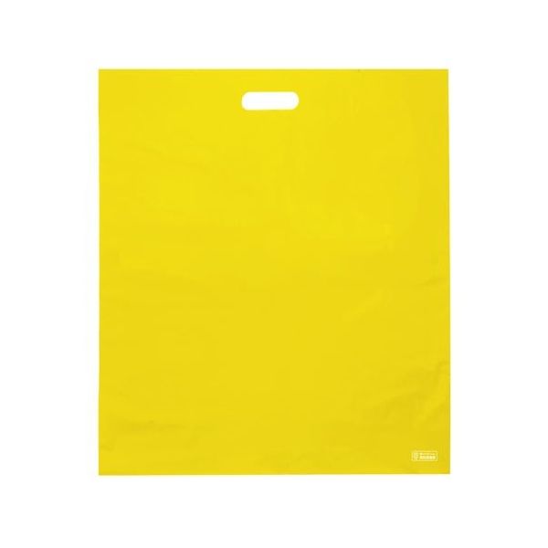 アズワン 梨地ソフトポリ袋 LL イエロー 50枚入 65-8100-51 1袋(50枚)（直送品）