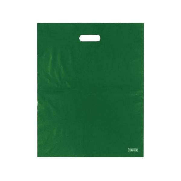 アズワン ポリ袋ハード L ディープグリーン 50枚入 65-8100-71 1袋(50枚)（直送品）