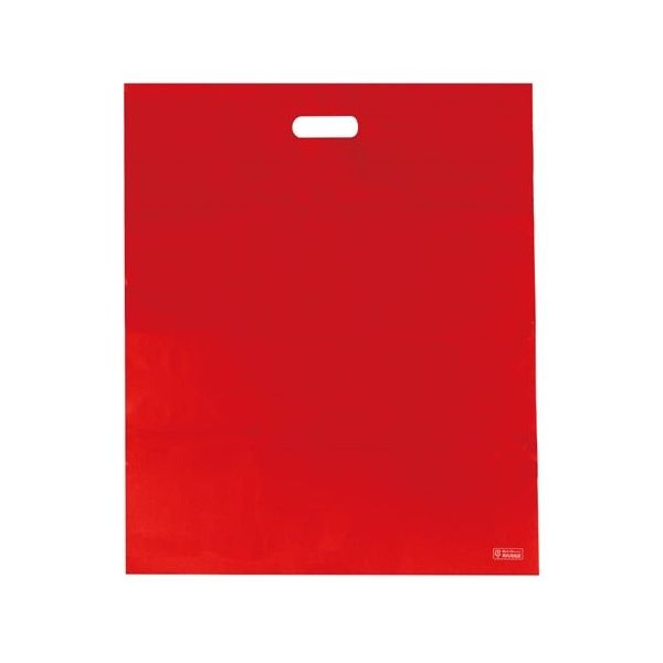 アズワン ポリ袋ハード LL レッド 50枚入 65-8100-73 1袋(50枚)（直送品）