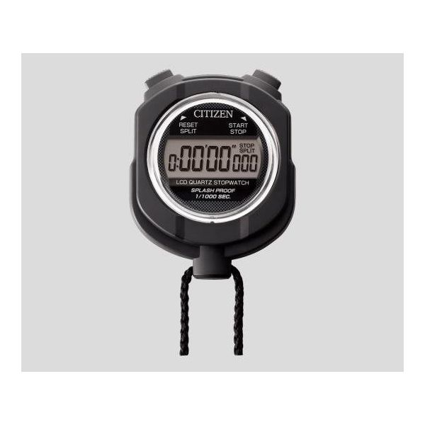 リズム ストップウォッチ ブラック 中国語版校正証明書付 8RDA55-002 1個 2-9930-01-57（直送品）