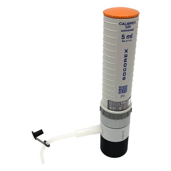 ソコレックス キャリブレックスディスペンサー 1~5mL JCSS校正証明書付 520.005 1個 1-5326-02-24（直送品）