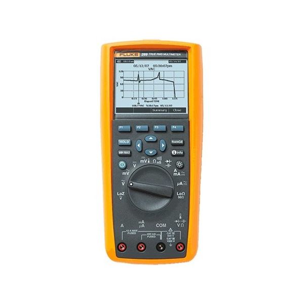 テクトロニクス&フルーク デジタルマルチメーター JCSS校正付 FLUKE-289 1個 64-7717-82-24（直送品）