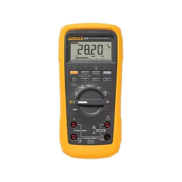 テクトロニクス&フルーク デジタルマルチメーター JCSS校正付 FLUKE-28-II 1個 64-7718-43-24（直送品）