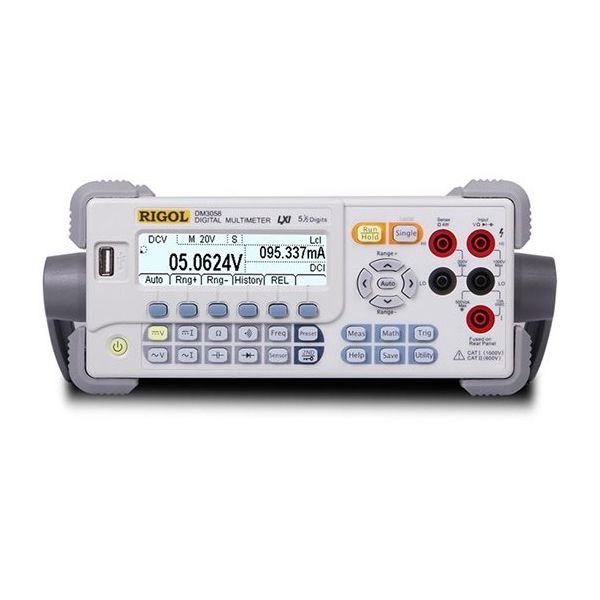 リゴルジャパン デジタル・マルチメータ(5.5桁・LAN、GPIBなし) JCSS校正付 DM3058E 1個 63-3399-16-24（直送品）