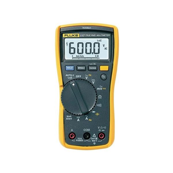 テクトロニクス&フルーク 電気設備・電気工事用デジタルマルチメーター JCSS校正付 FLUKE-117 1個 64-7717-76-24（直送品）