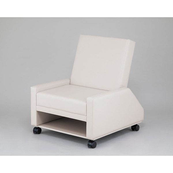 アズワン チェアベッド 730×830×940mm ミルク Chair-W 1個 9-1372-02（直送品）