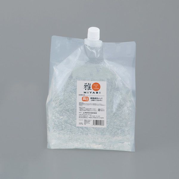 アズワン 超音波ゼリー(みやび)高粘度補充用パウチ 2袋入 8-609-12 1箱(2袋)（直送品）