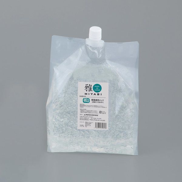 アズワン 超音波ゼリー(みやび)低粘度補充用パウチ 2袋入 8-630-12 1箱(2袋)（直送品）