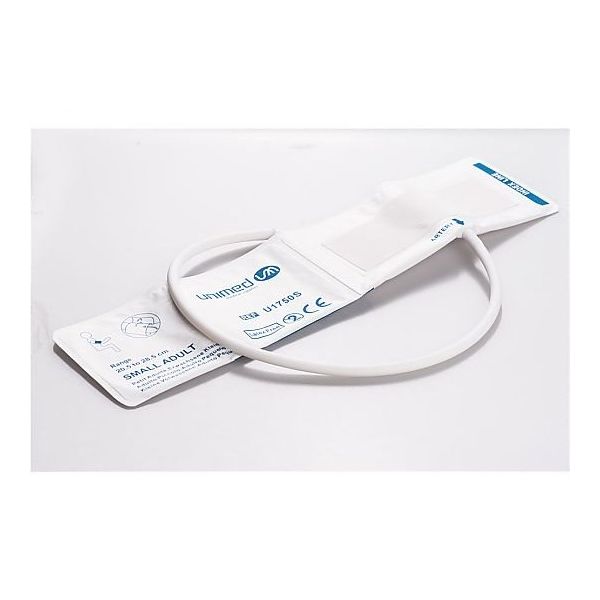 アズワン ディスポーザブル血圧計カフ 成人用(小) 20.5~28.5cm 5枚入 U1750S-C12 1箱(5枚) 8-656-03（直送品）