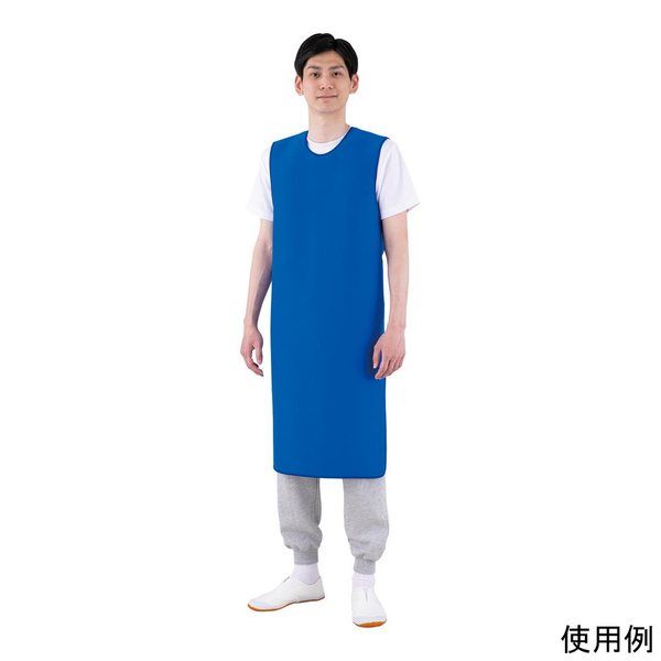 アズワン 防水やわらか入浴エプロン フリー 8-689-01 1枚（直送品）