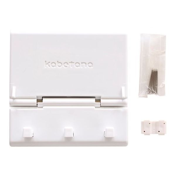 日軽産業 壁面用棚 kabetana 白 KT-HW 1個 64-9106-41（直送品）