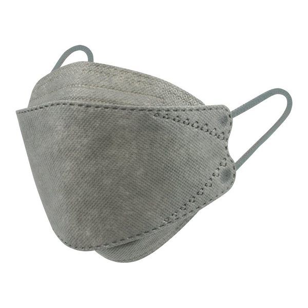 アズワン 口元空間広々マスク ダークグレー 20枚入 7-8543-03 1箱(20枚)（直送品）