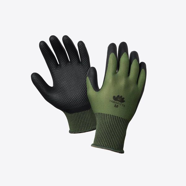 丸五 やわぴった モスグリーン L #200 1双 68-0585-70（直送品）