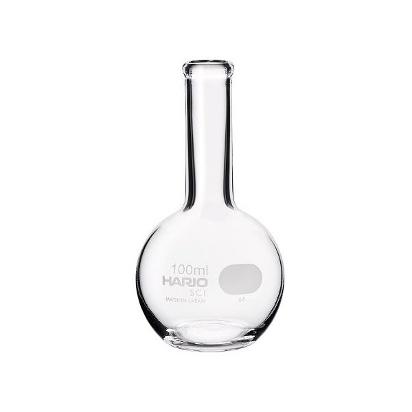 HARIO 平底フラスコ 100mL 1箱(63個入) HF-100-SCI 1箱(63個) 68