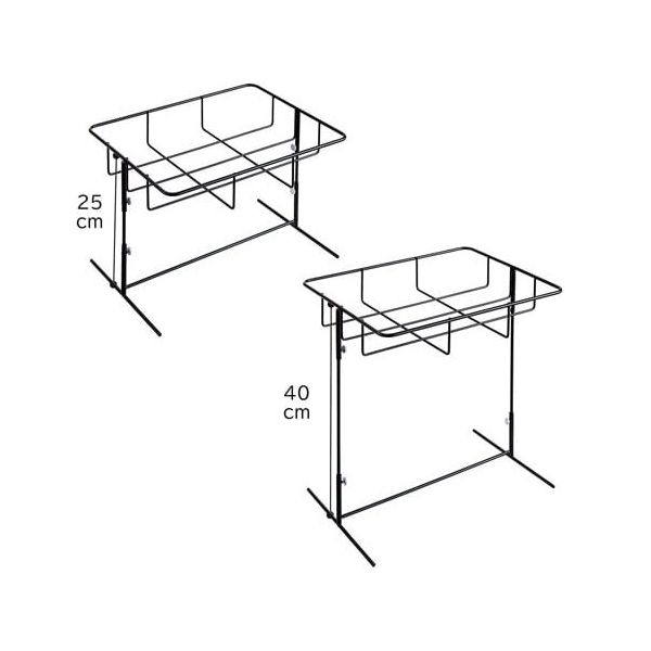 アズワン 1段スタンド PP製 角型 バスケット用 68-0588-77 1個（直送品）