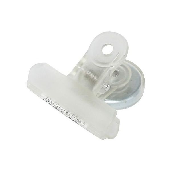 ミツヤ アクアマグクリップ 中 透明 1個×50箱入 AM-01BA-T 1ケース(50個) 68-0720-35（直送品）