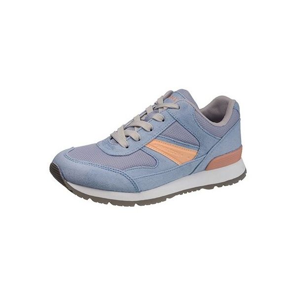 アサヒシューズ ウィンブルドンゆったり3Eシューズ サックス 24.0cm L041 1足 68-0753-11（直送品）