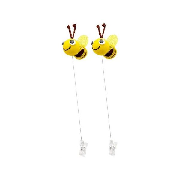 アズワン モチーフクリップ みつばち 2本セット 68-0949-64 1本(2本)（直送品）