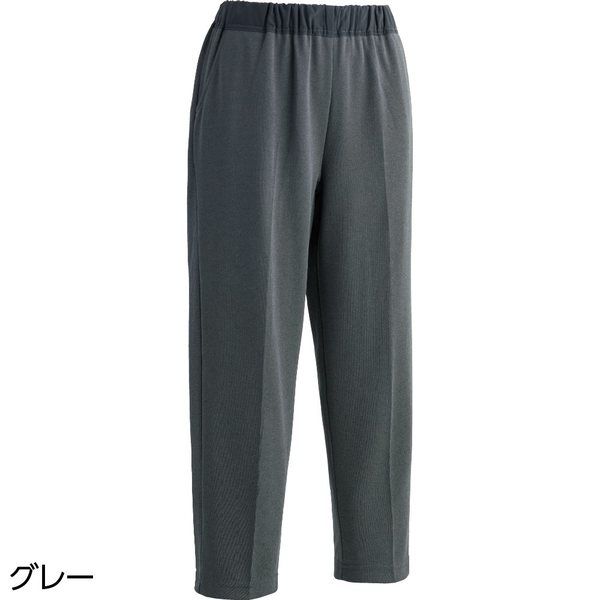 ケアファッション おしりスルッとカチオンライトパンツ グレー S(股下55cm) 89880 1枚 68-0988-36（直送品）