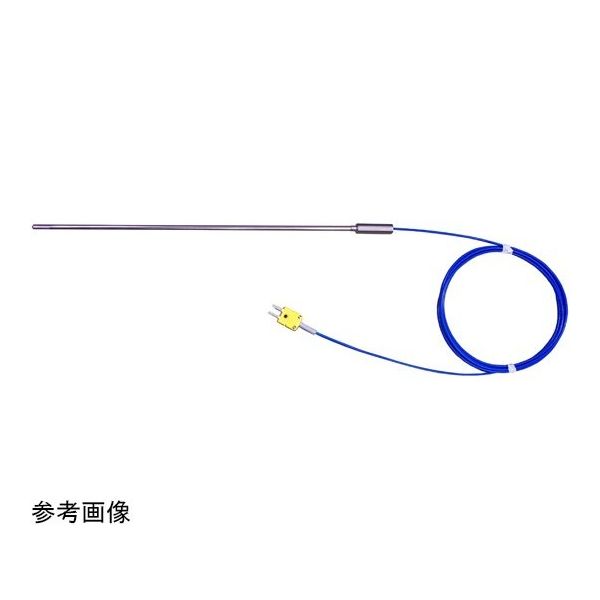 アズワン 耐熱シースK熱電対φ6.4×500mm ミニオメガコネクタ(1260°C) 68-1420-31 1個（直送品）