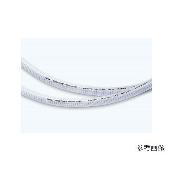 十川産業 ピュアフーズスプリングホース 内径32mm(15mカット) PFS-32 1本 68-1909-93（直送品）