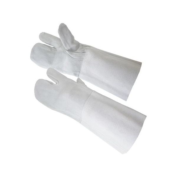 富士手袋工業 トコテ 溶接用3本指床革手袋 3013 1双 68-1982-66（直送品）