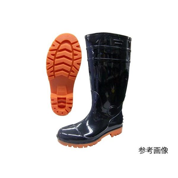 富士手袋工業 先芯入耐油安全長靴 鉄芯耐油セフメイトセイバー ブラック 30.0cm 8893-30.0-BLACK 1足（直送品）