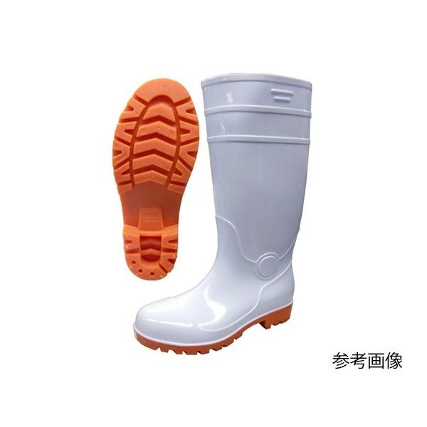 富士手袋工業 先芯入耐油安全長靴 鉄芯耐油セフメイトセイバー ホワイト 29.0cm 8893-29.0-WHITE 1足（直送品）