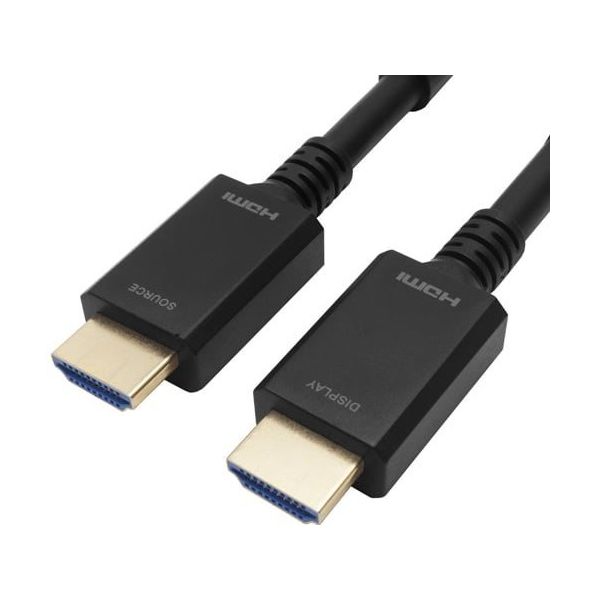 ホーリック 光ファイバー HDMIケーブル 15m 高耐久ケーブル HH150-805BB 1本 68-5059-62（直送品） 14,190円