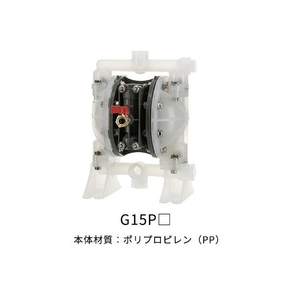 ヤマダコーポレーション ヤマダ エアー駆動ダイアフラムポンプ G15PN00 1個（直送品） 120,029円