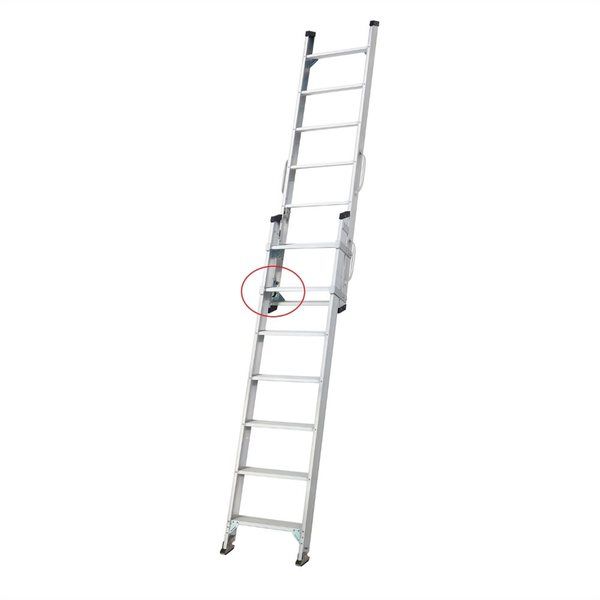 長谷川工業 LW2用ロック金具 L LW2 1セット(10個)（直送品）