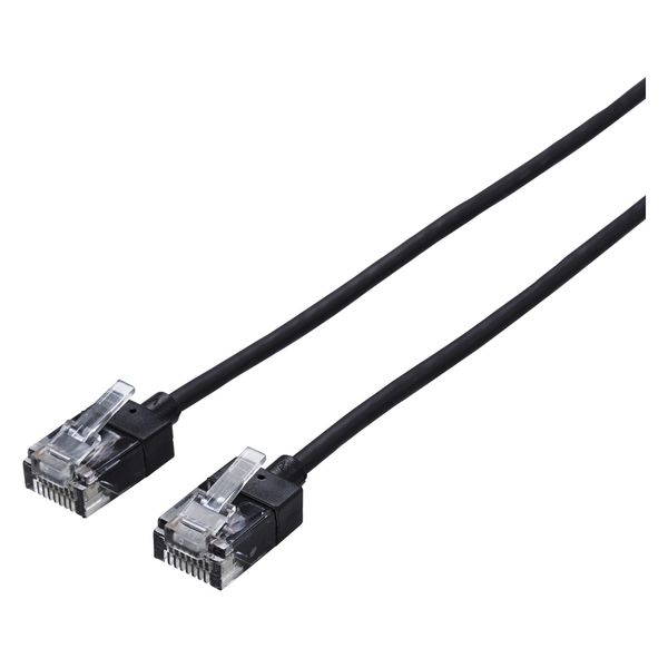 LANケーブル CAT6A スーパースリム 2.0M ブラック ECLD-GPASSBK2 エレコム 1個（直送品）