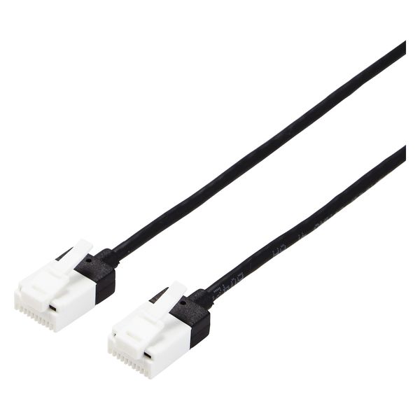 LANケーブル CAT6A スーパースリム 爪折れ防止 1.0M ブラック ECLD-GPASSTBK10 エレコム 1個（直送品）