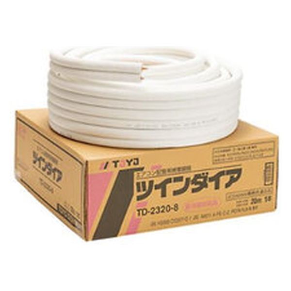 オーム電機 TOYO 被覆銅管コイル ツインダイア 6×9mm 長さ20m 20-1346 1個（直送品） 21,520円