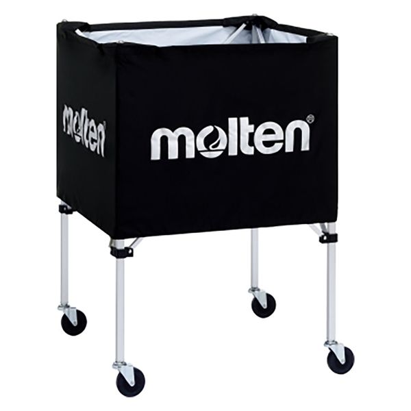 molten(モルテン) 学校体育器具 ボールかご 折りたたみ式ボールカゴ 中 屋外 BK0022K 1台（直送品） - アスクル